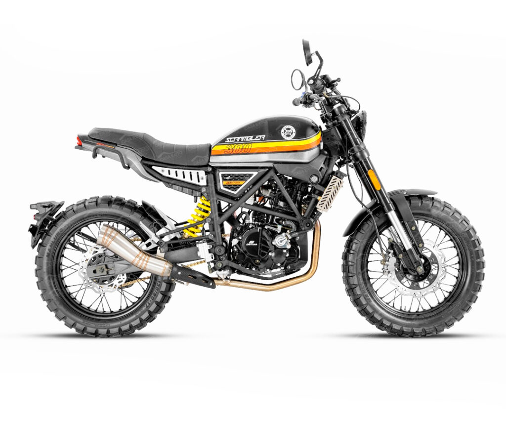 Moto Daytona Scrambler 300cc Max 4 Válvulas Ne/ Bl 0km – Casa Exito